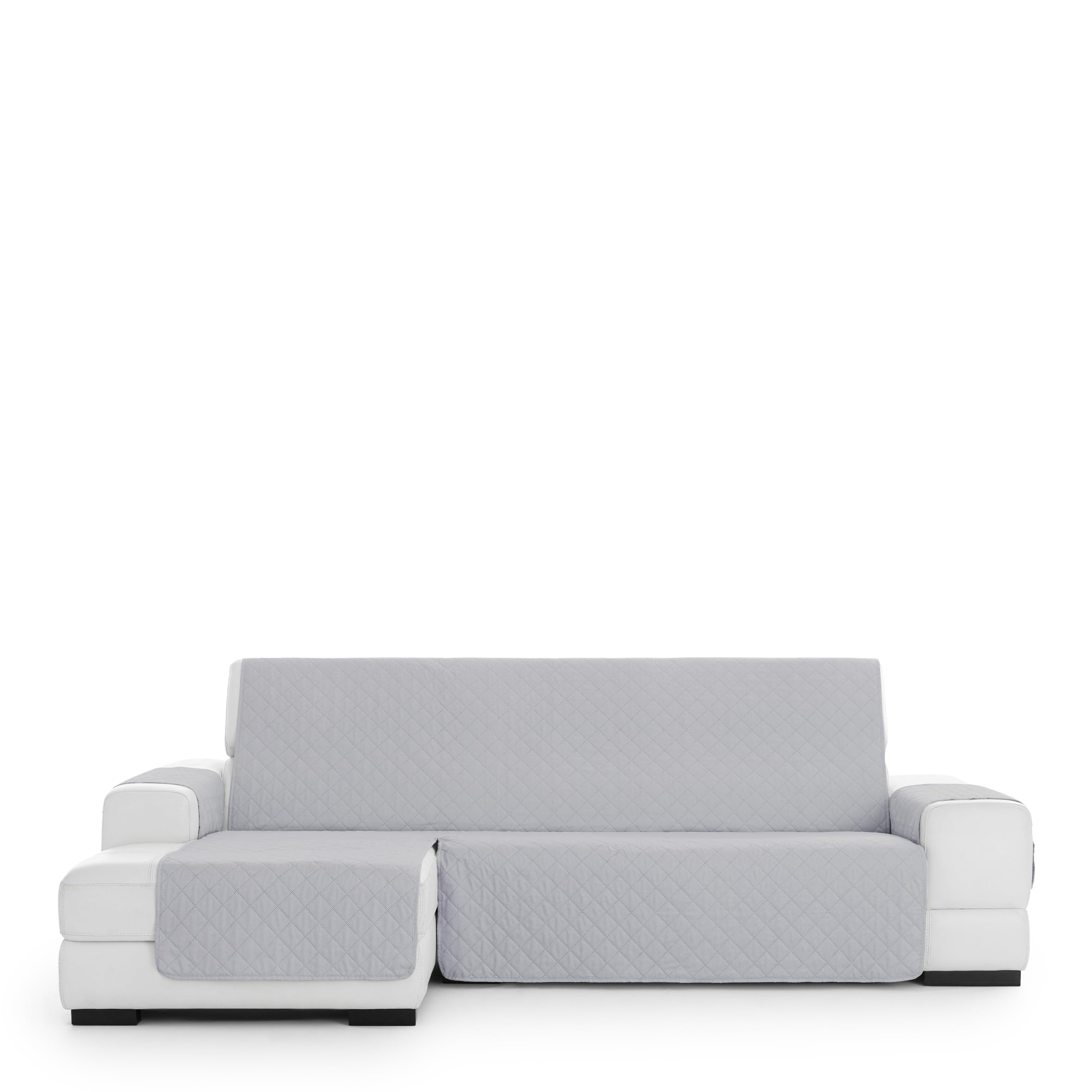 EYSA Bianco Funda de sofá Antideslizante Chaise Longue Izquierda C/06, Vista Frontal