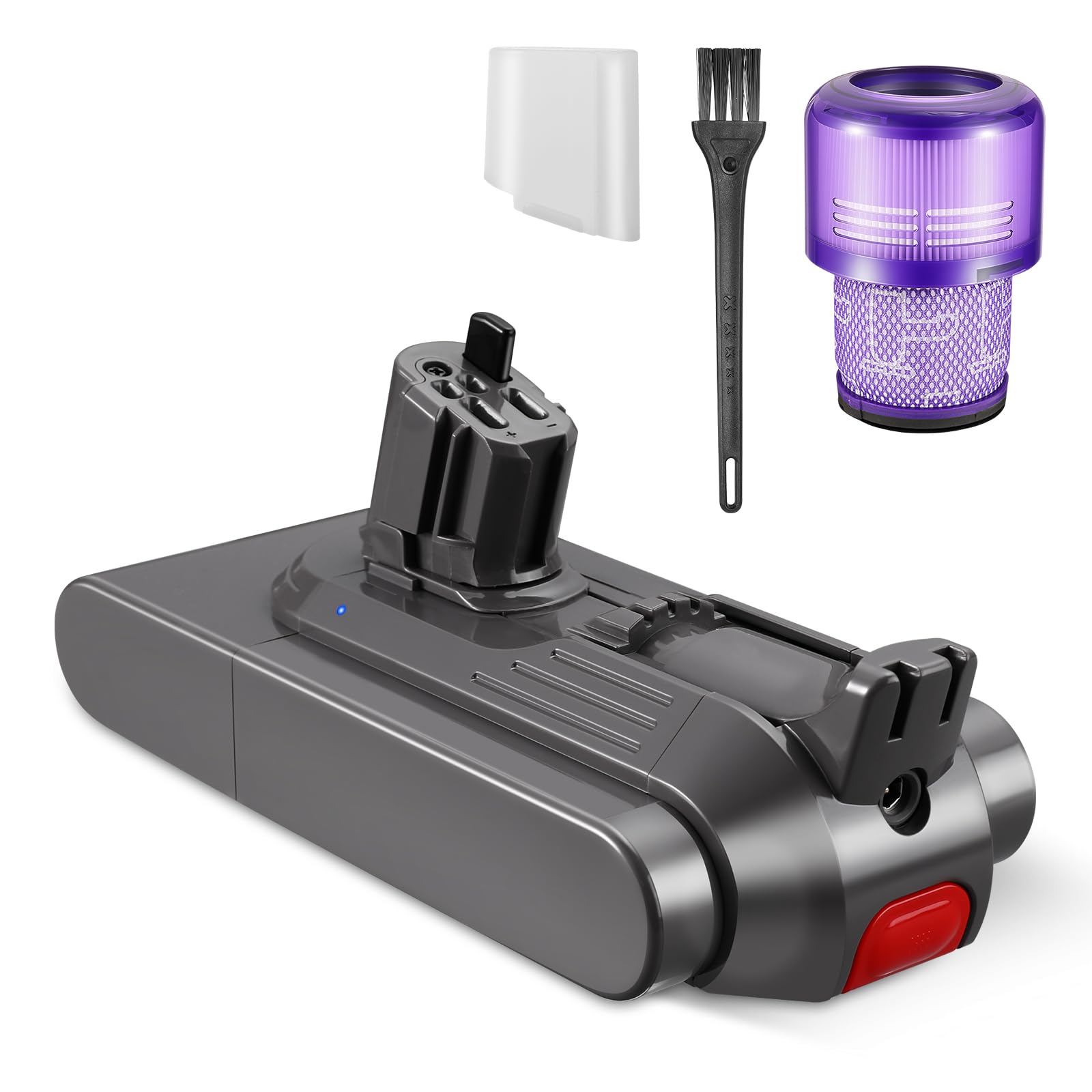 V11 Batería de repuesto 25,2 V 99,79 Wh para Dyson V11 V15 | Tipo de click-in compatible con SV15, SV16, 970425-01; no para modelo de tornillo