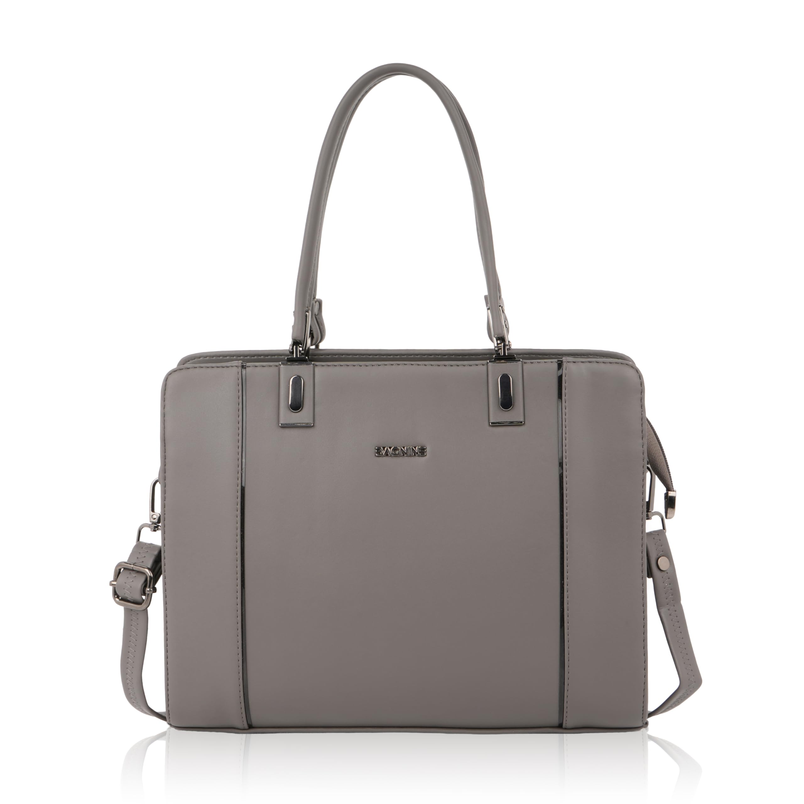 Handbag for Women | Structured Top Handle Satchel | Removable Strap | Smooth Zipper Closure | Elegant Carry Purse for Office, Work, Travel, Shopping & Daily Use-image-23