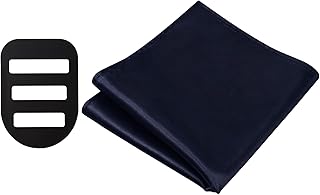 Pocket Squares for Men, 12'' Mens Womens Handkerchiefs with Pocket Square Holder for Suits Wedding Party