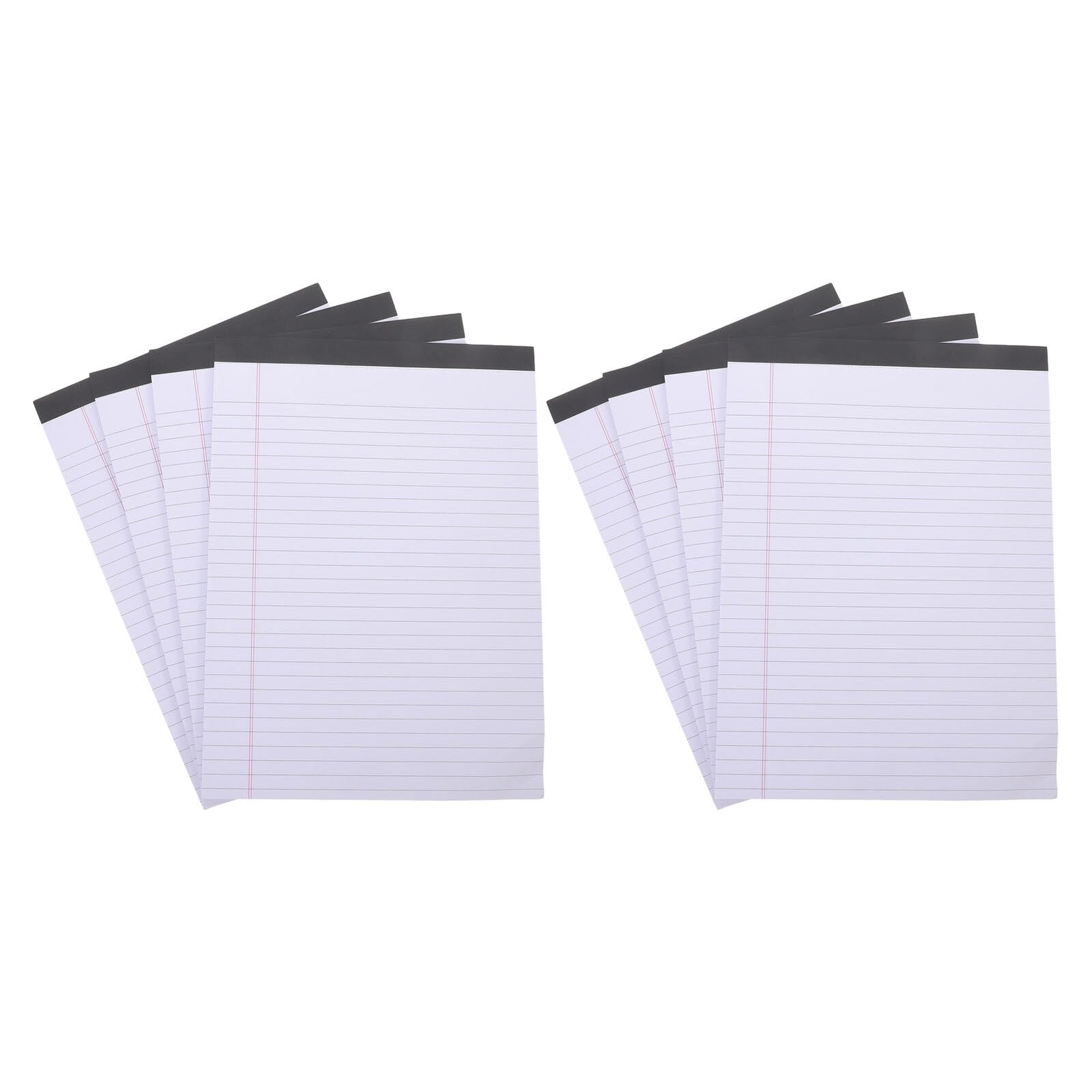 8 Pezzi Blocchi Note Legali Taccuino Portatile con Carta Rigata Larga Blocco Appunti per Avvocati Ufficio e Scuola Memo Pad Compatto e Leggero con Totali