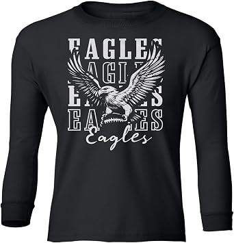 Fly Eagle Fans Support - Final Match Design Youth Long Sleeve T-Shirt