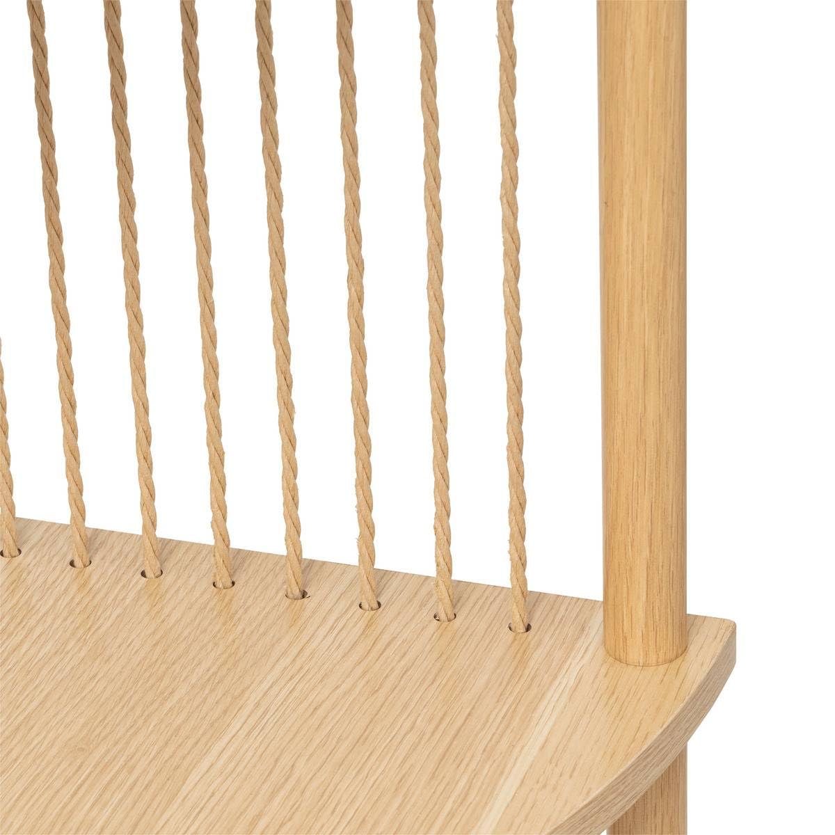 5 five simply smart 5five - Estantería esquinera Kord de 4 Niveles - Efecto Madera Beige Claro - Almacenamiento práctico y práctico - An. 34 x Pr. 34 x Al. 110 cm - Salón, Oficina, Dormitorio