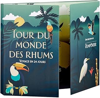 Rhum : guide complet pour bien choisir et déguster cet alcool d’exception 1 Calendrier de l’Avent Rumporter, « Le Tour du Monde des Rhums », 24 rhums x 20 mL, Dégustation Rhum, Idée Cadeau homme/femme