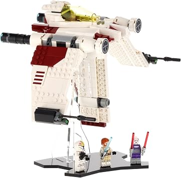 Display Stand compatible with LEGO 75432 V-19 Torrent Starfighter