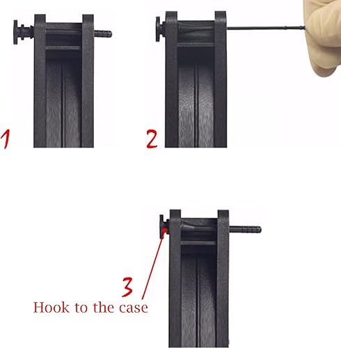 Miniatura 4 de Honbay 20PCS PC Case Fan Soft Silicone Anti Ruido Reducción de Vibración Tornillos Remache Ventilador para PC Ventilador Ventilador o Ventilador de