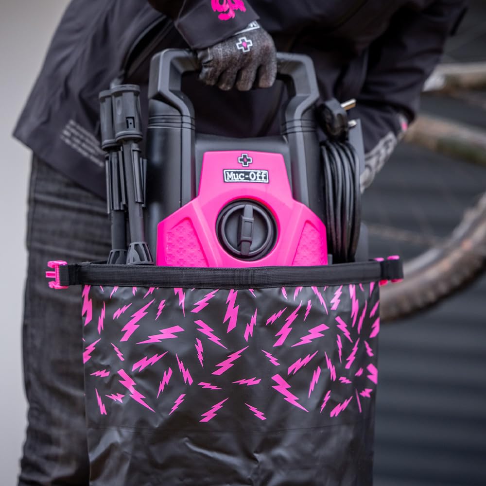 Muc-Off Idropulitrice Portatile per Bici - La Prima Idropulitrice Professionale al Mondo Specifica per Bici - Include Detergente Bici Muc-Off, Protettore Bici e Tanto Altro