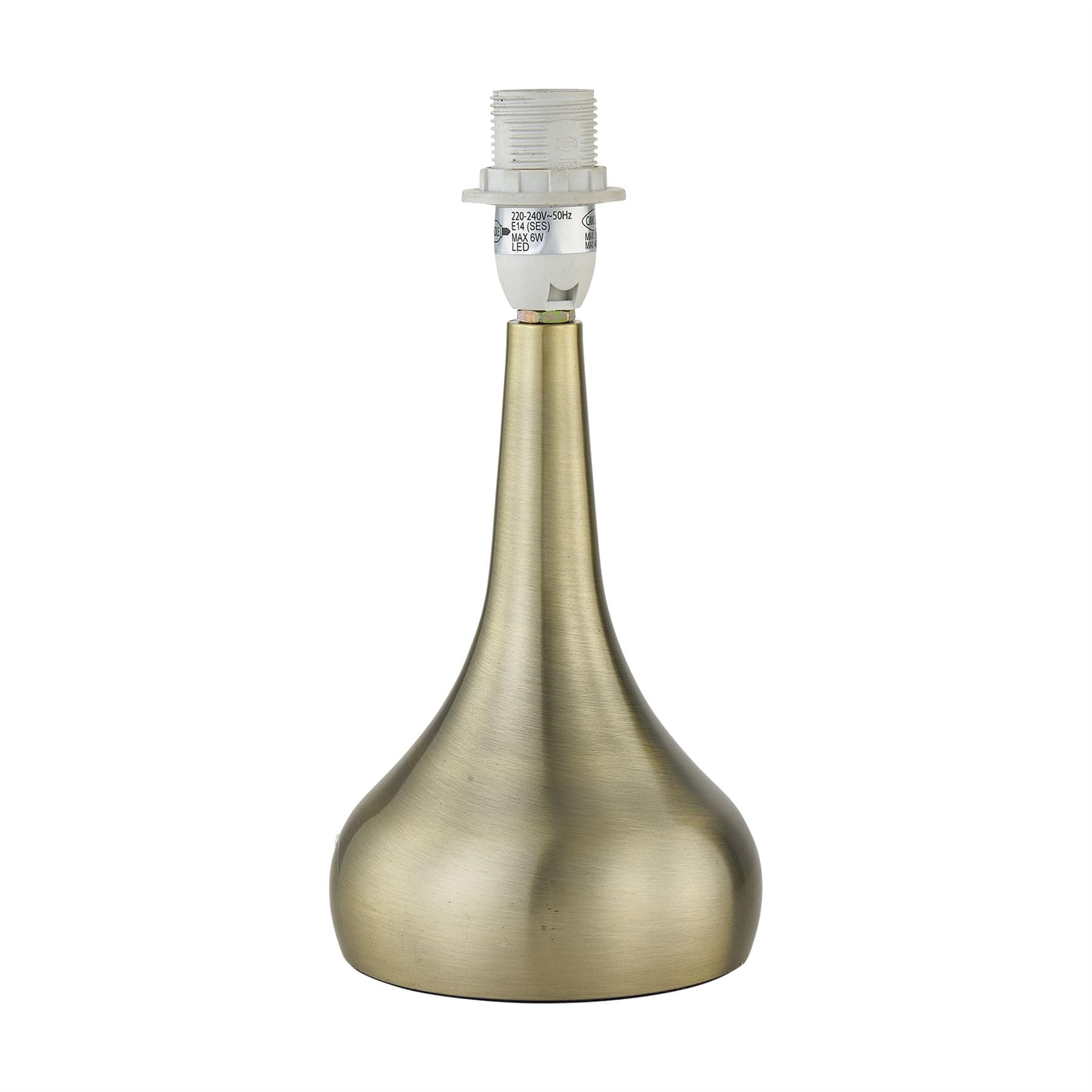 Firstchoicelighting Antique Brass Touch Operated Table Lamp Or Bedside Light Base, Modern Design, Height 23Cm, Base Only, Led Compatible