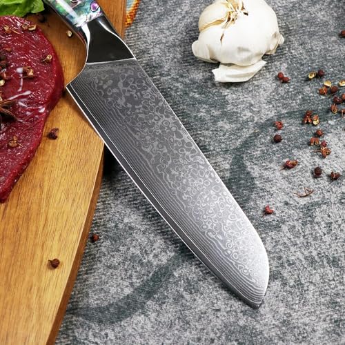 Set Cuchillos Cocina 4 Piezas Acero Damasco miniatura 4