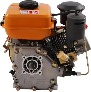 196CC 4 Stroke D-i-e-s-e-l Engine 3HP Air-cooling Single Cylinder Oblique Horizontal Engine Motor Pull Start for Agricultural Marine Machinery