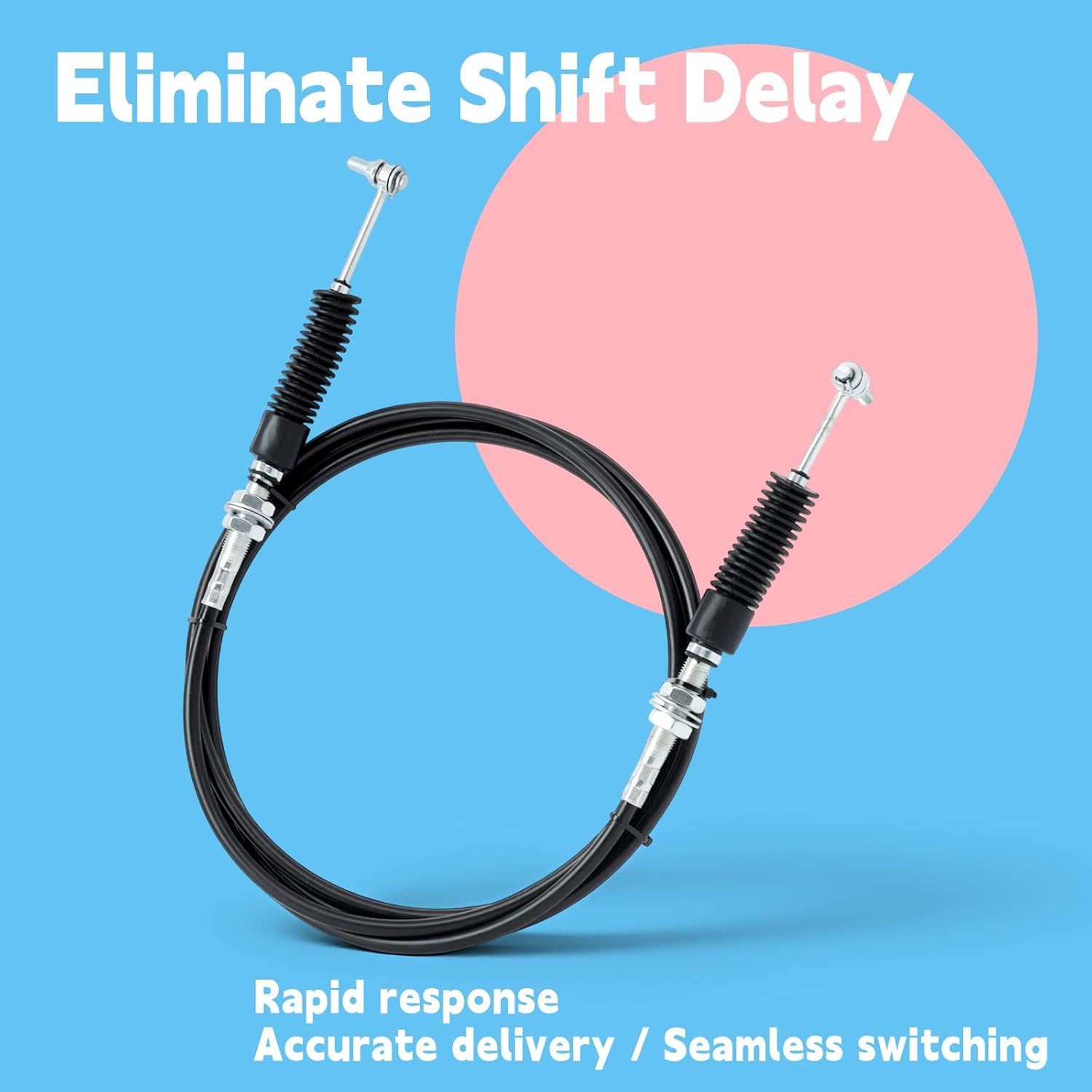 7082528 Shifter Cable Compatible with Polaris Ranger Crew XP 1000 2019-2023, 570 Full Size 2018-2024 Shift Control Cables Replace 7082313