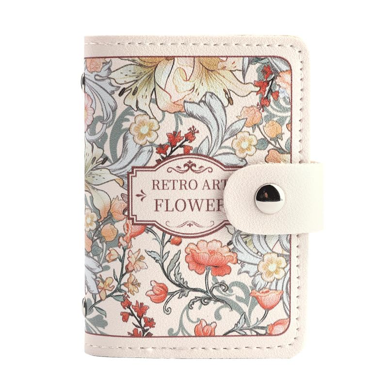 A R International Retro Floral Card Holder Wallet-image-12