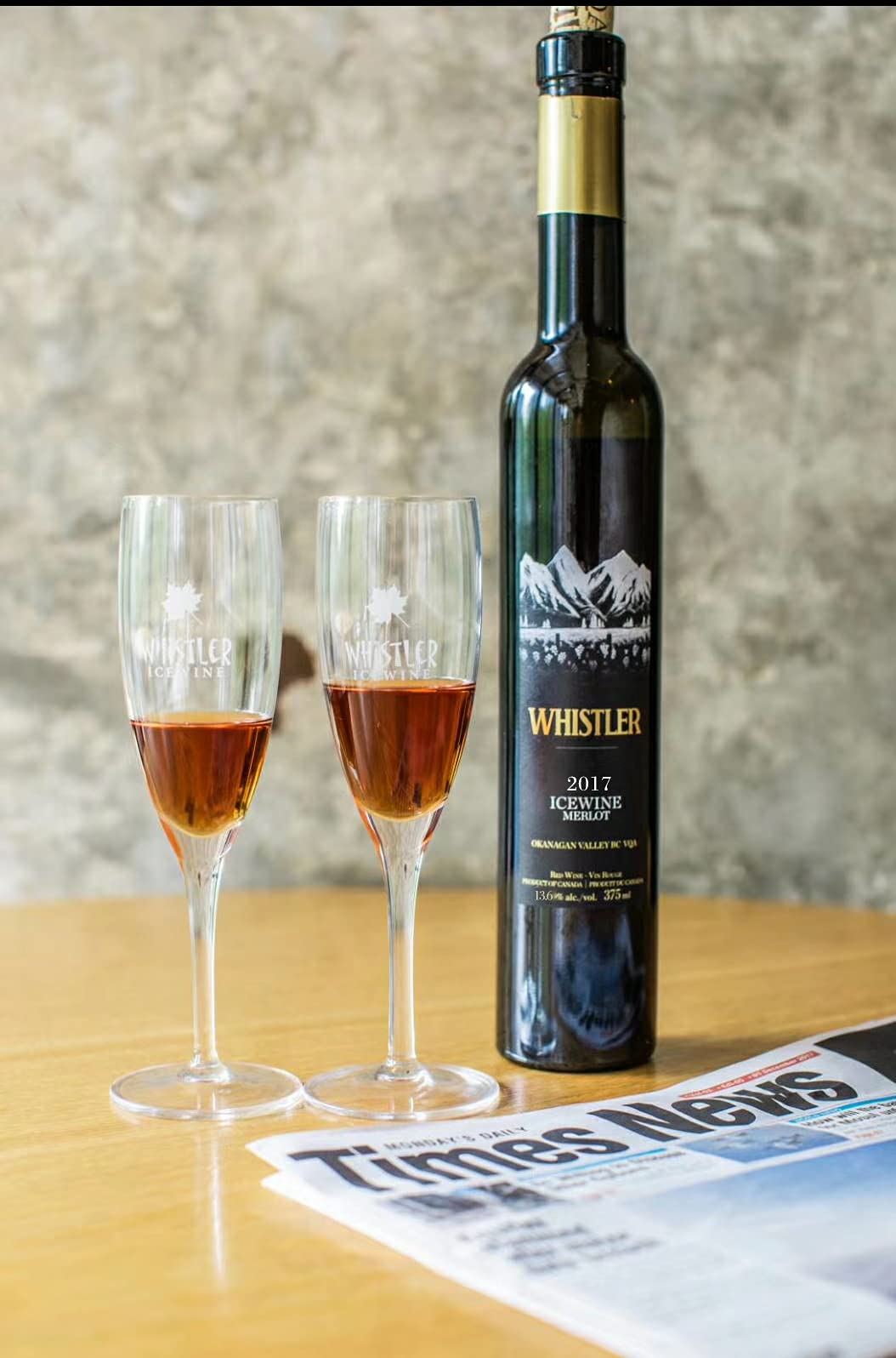 Whistler 2017 Merlot Icewine 37.5 cl (13.6% ABV), Canadian Ice