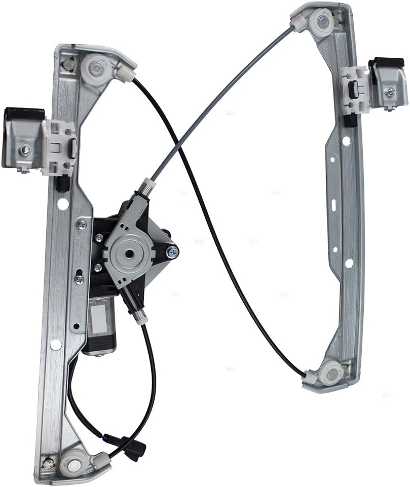 Brock Window Regulator w/Motor for 2006-2011 HHR Front 22714332 Left GM1350178