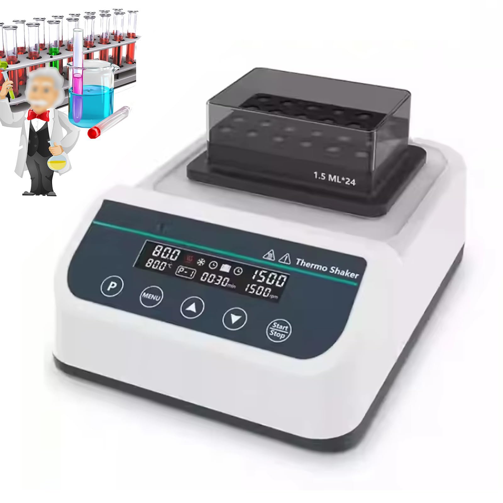 Universal Spritzenheizung mit digitalem Timer und Temperaturregelung, 5s-24h Timing, Oszillationsfunktion, ideal für Salon und Heimgebrauch