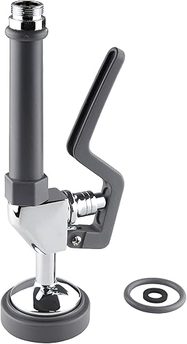 Repuesto de rociador de fregadero comercial, rociador de grifo de preenjuague para fregadero comercial con ensamblaje de agarre de mango, rociador