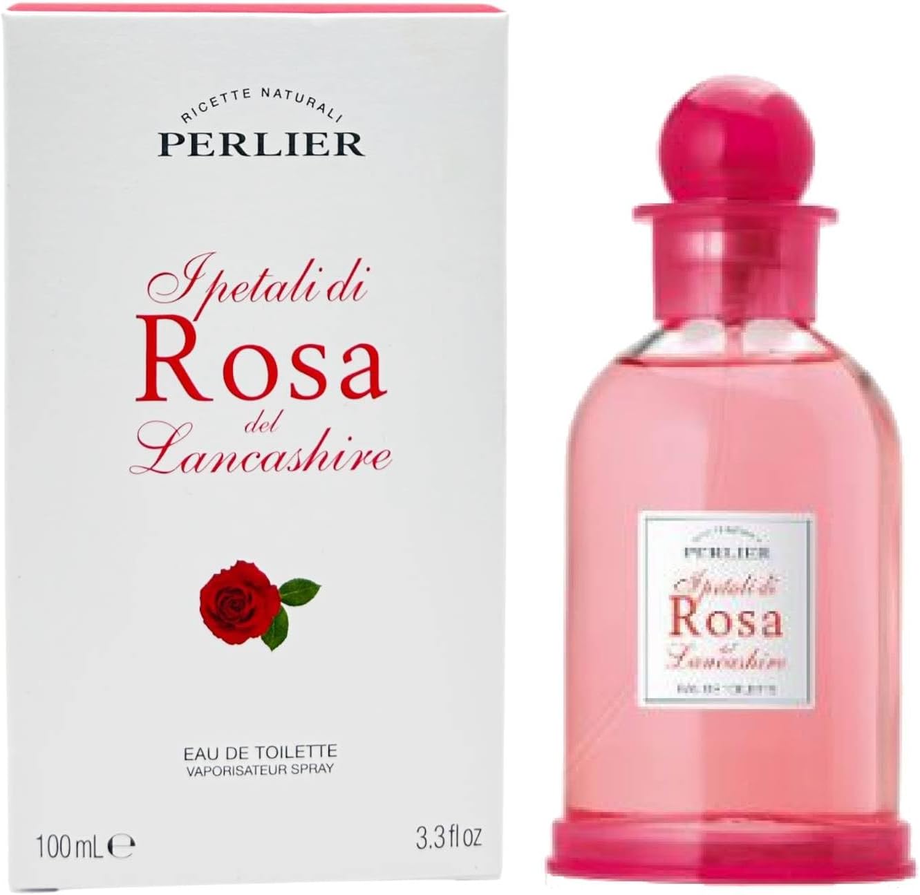 Perlier, Lancashire Róża Perfumy Woda toaletowa 100 ml, kwiatowy zapach owinięty zapachem angielskiej róży
