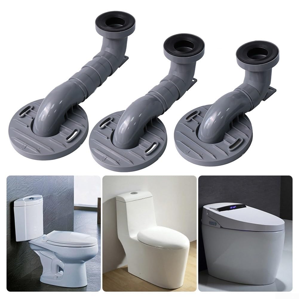 Desviador de Sifón para Ajustable PVC 110mm - Válvula Antiolor y Antifugas para Drenaje Eficiente - de Fontanería para Renovación de Baño Sin Obras(350mm)