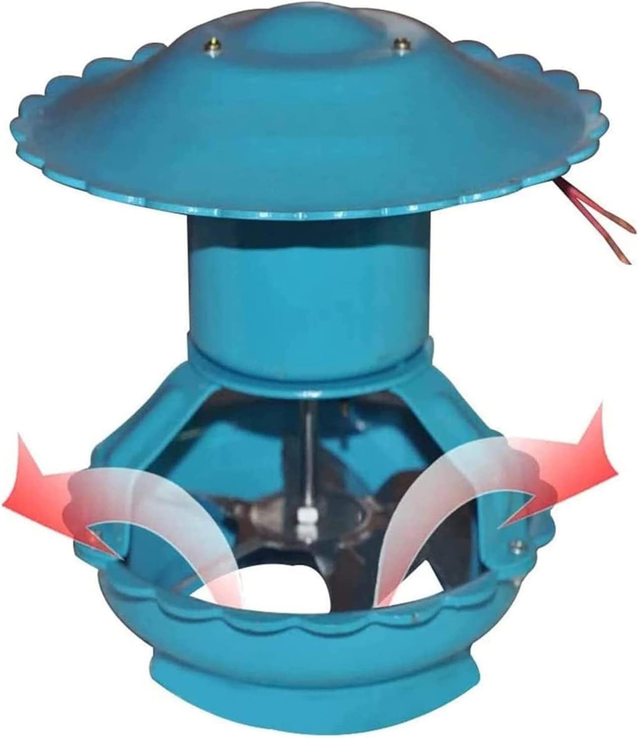 BTURYT Chimney Fan, 100 Watts 8 Leaves Fireplace Chimney