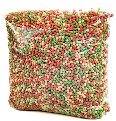 HERONS Pond Pellets Mix Ultralight (5L Refill Bag) - Koi & Goldfish Food - Excellent Value - Complete Feed for all Pond Fish - Premium, Variety Pond Pellets - 5 Litre