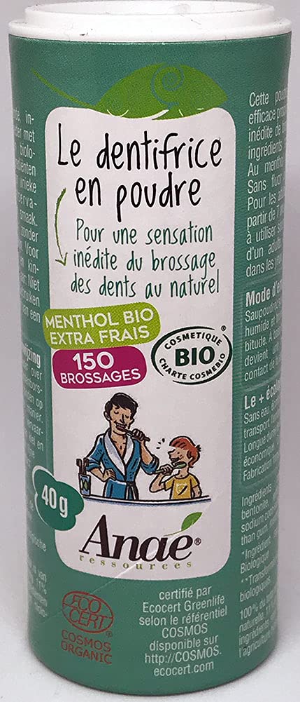 Anaé - Shampoing en poudre 60g - Produit économique et écologique,​le flacon de 60g (en PEHD) permet 90 shampoings
