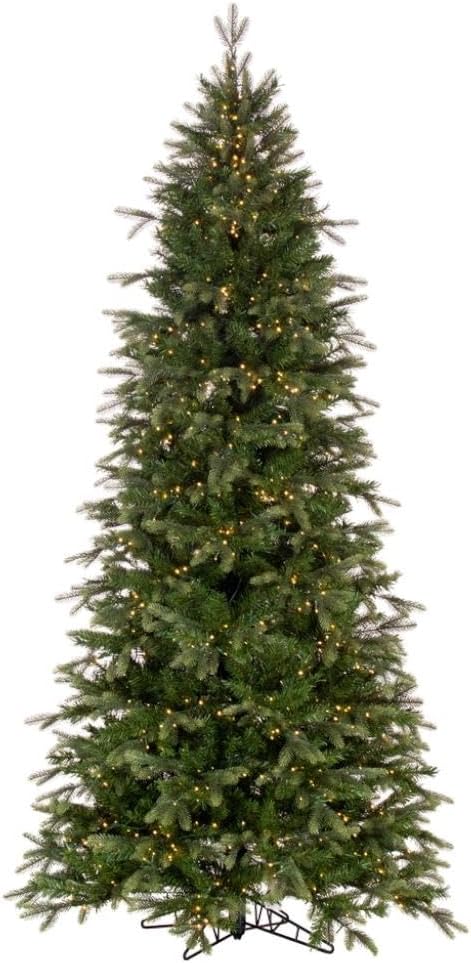 Vickerman 12' x 62" Douglas Fir Artificial Pre-Lit Christmas Tree, Warm White 3mm LED Lights.