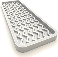 Vista 16 de Happitasa - Bandeja organizadora de silicona para lavaplatos, soporte de esponja y protector de encimera Jabonera y bandeja dispensadora para baño