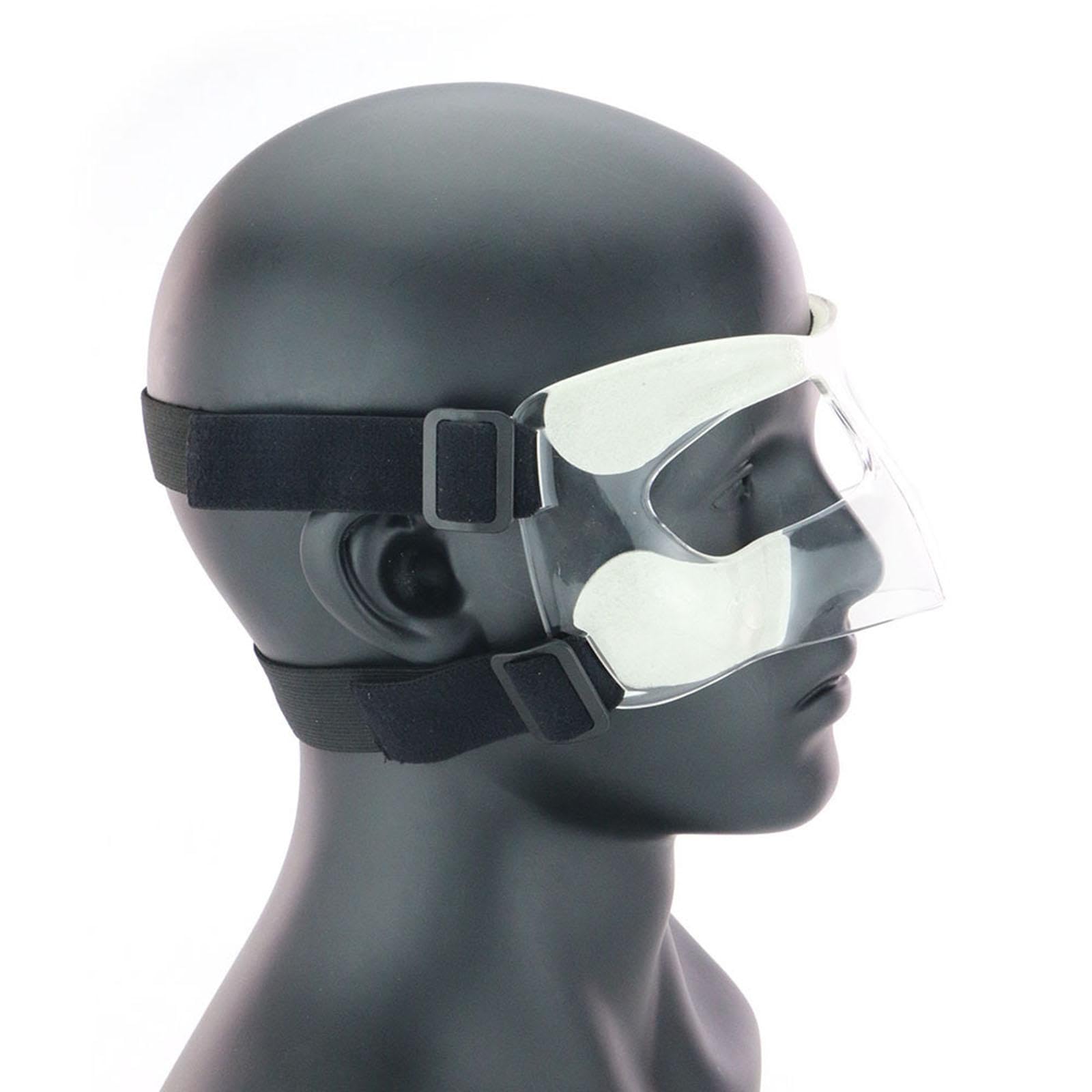 Injrue Mask Football Injury Prevention Mask Carbon Fiber Face Mask Nose Guard ...