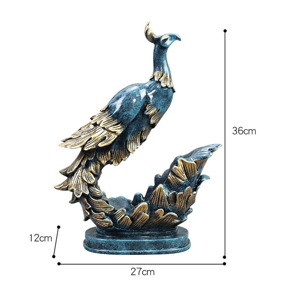 Golden Blue Phoenix Weinregal, Flaschenhalter, Champagnerständer, Barregal, Bieraufbewahrung, Wohnzimmer, Inneneinrichtung, Kunsthandwerk (blau)