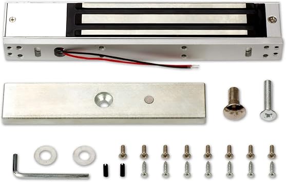 1 Door Access Control Systems with 600lbs Magnetic Lock Waterproof Reader 110V Power Box Exit Motion Sensor Complete Kit