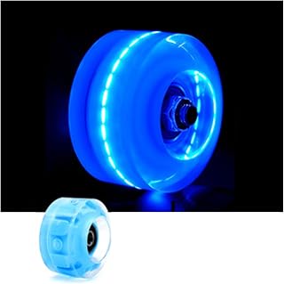 BTYQKZVPM Ruedas iluminadas para patines de ruedas, 4 unidades, 82 A, 54 x 32 mm, ruedas intermitentes, accesorios para exteriores