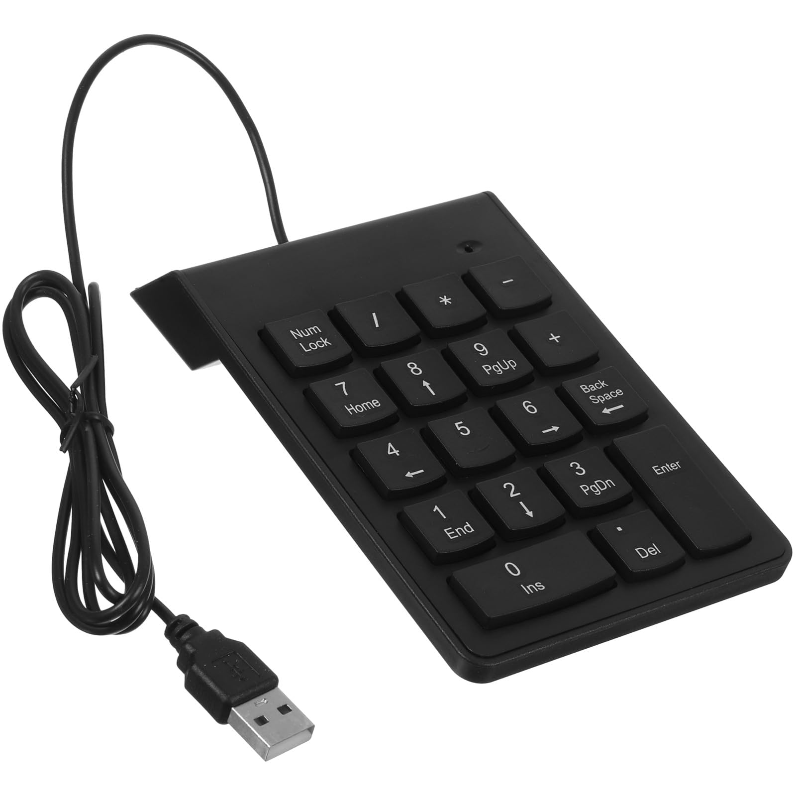 SHINEOFI USB Wired 19-Key Numeric Keypad for Laptop, Financial Accounting Number Pad Mechanical Keys, Portable USB Number Pad Accessory for Desktop and Notebook Use