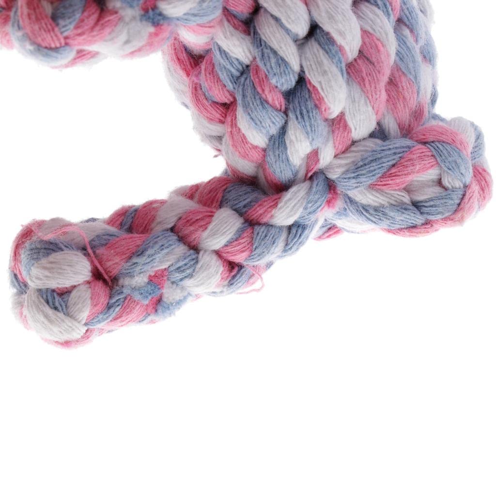 Qianly 6X Juguete de Cuerda de Juguete para de Mascota, Juguete para Arrojar de Mascota, Masticables para, Y Diversión