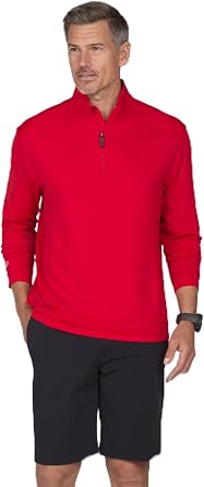 IBCOOL Athleisure Wear Sun Protective UPF 50+ Icefil Cooling-Long Sleeve Mock Neck Pullover Modern Fit-90199