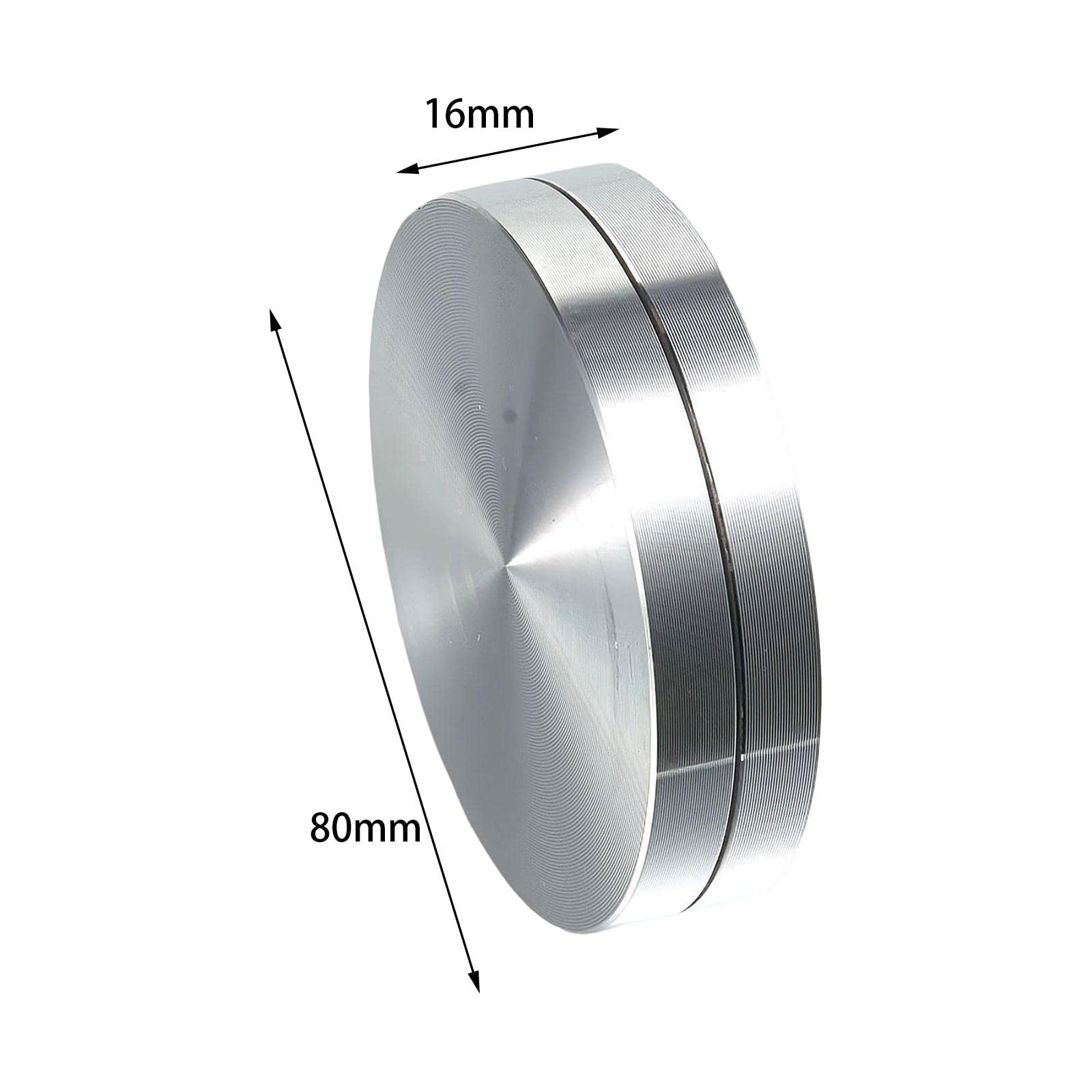 perfk 3x Cuscinetto per Giradischi Utensili per Cuscinetti Girevoli Accessorio per Cuscinetti in Ceramica Disco Rotante Rotondo per Cucina Dell'hotel