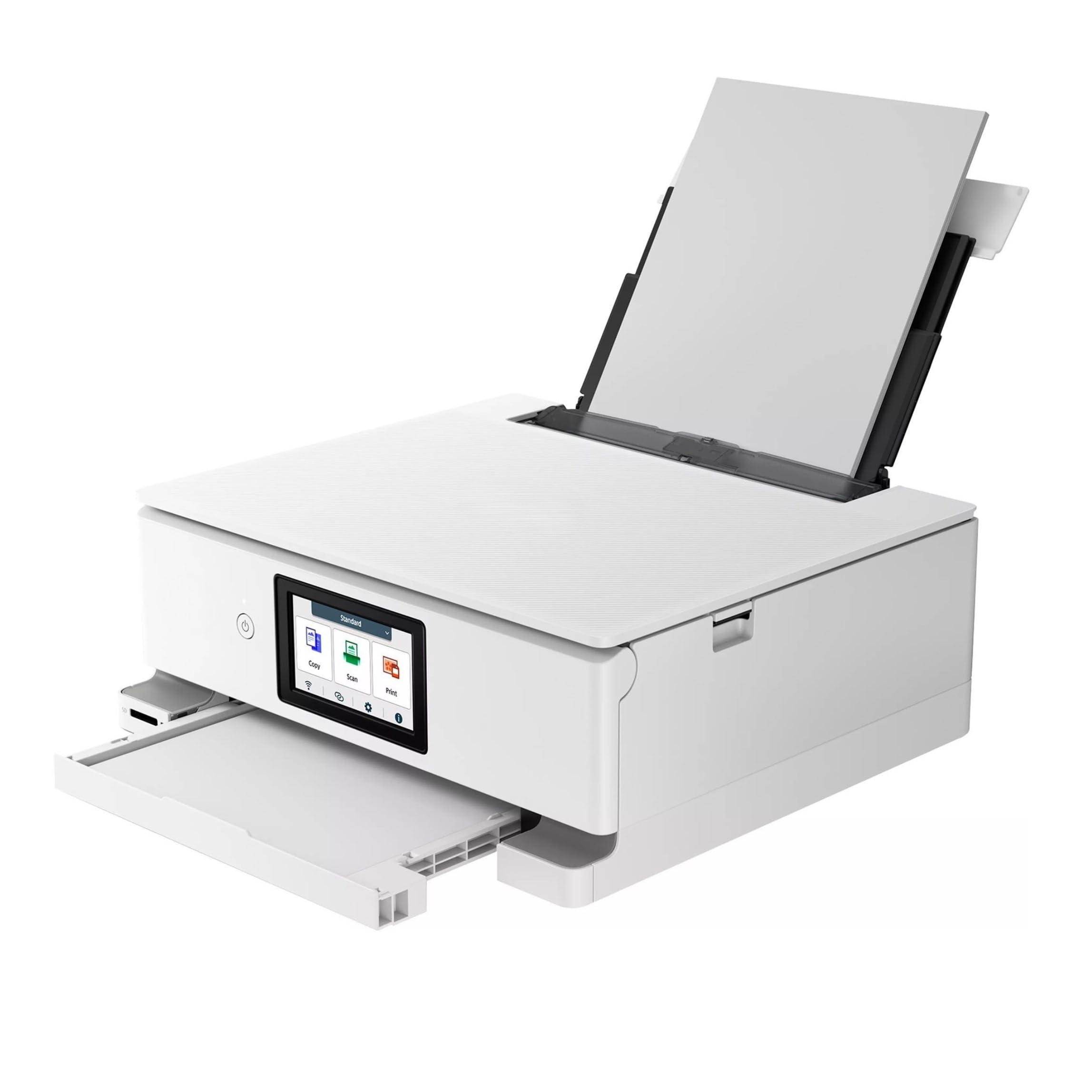 IC-Office TS8751 Tintenstrahl Multifunktionsdrucker 3-in-1 (Drucken, Kopieren, Scannen, SD-Karte, Duplex, WLAN, AirPrint) weiß + 6 XXL Tintenpatronen