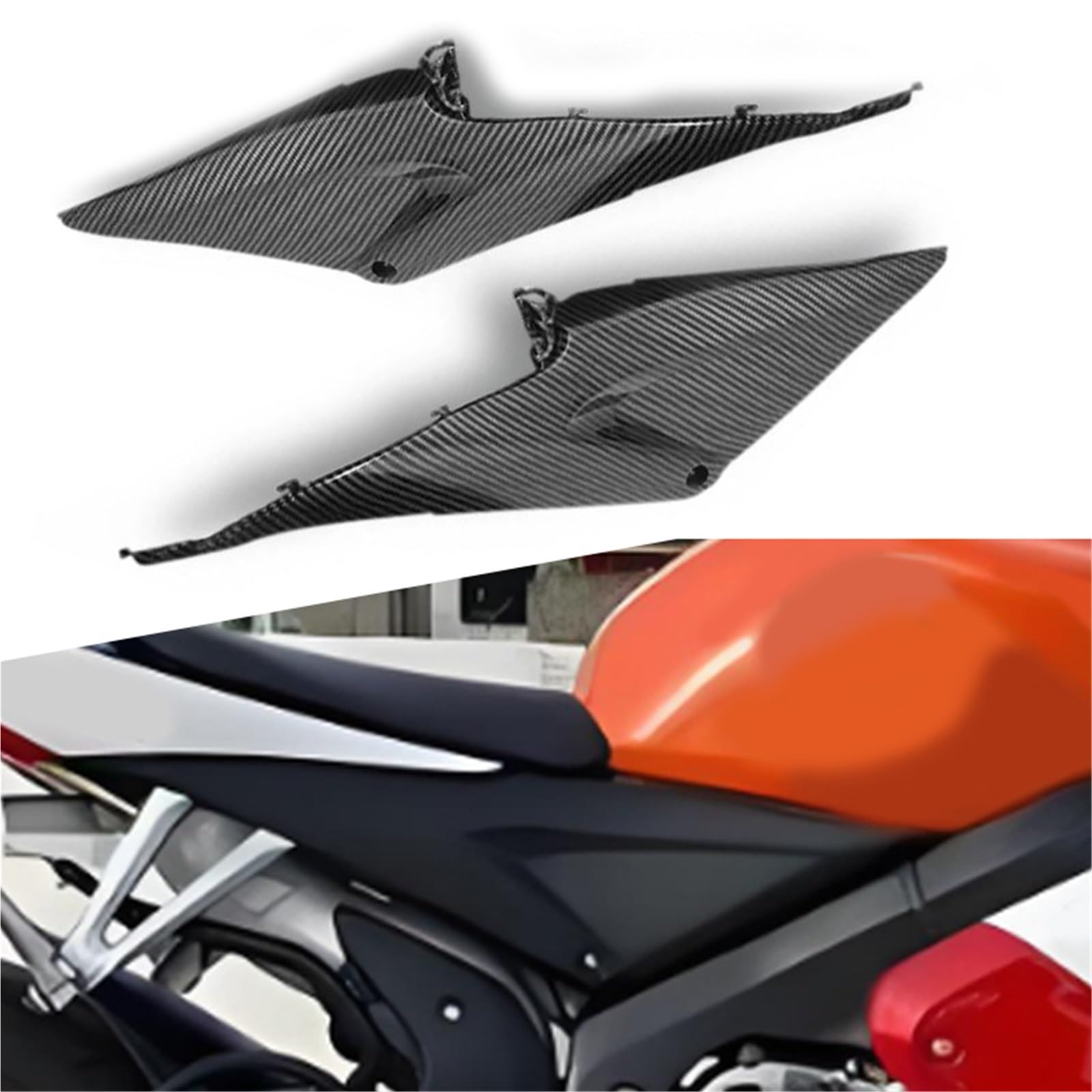 Ailettes de carénage CBR 600 RR 2005 accessoire flanc moto de route