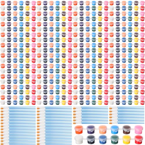 Timgle 560 Pcs Mini Acrylic Paint Set 40 Set 12