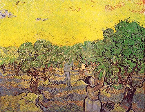 Peinture à l'huile Van Gogh faite main sur toile par un professeur