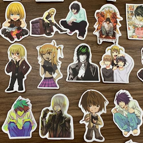 50Pcs Anime Sticker Graffiti Stickers Laptop Scrapbook Notebook Laptop Computer Skateboard Motorcycle Guitar Bike Waterproof Cool Sticker Decal Kid Toys Vinyl Cool Water Bottle Stickers(Light Color) #TOP7