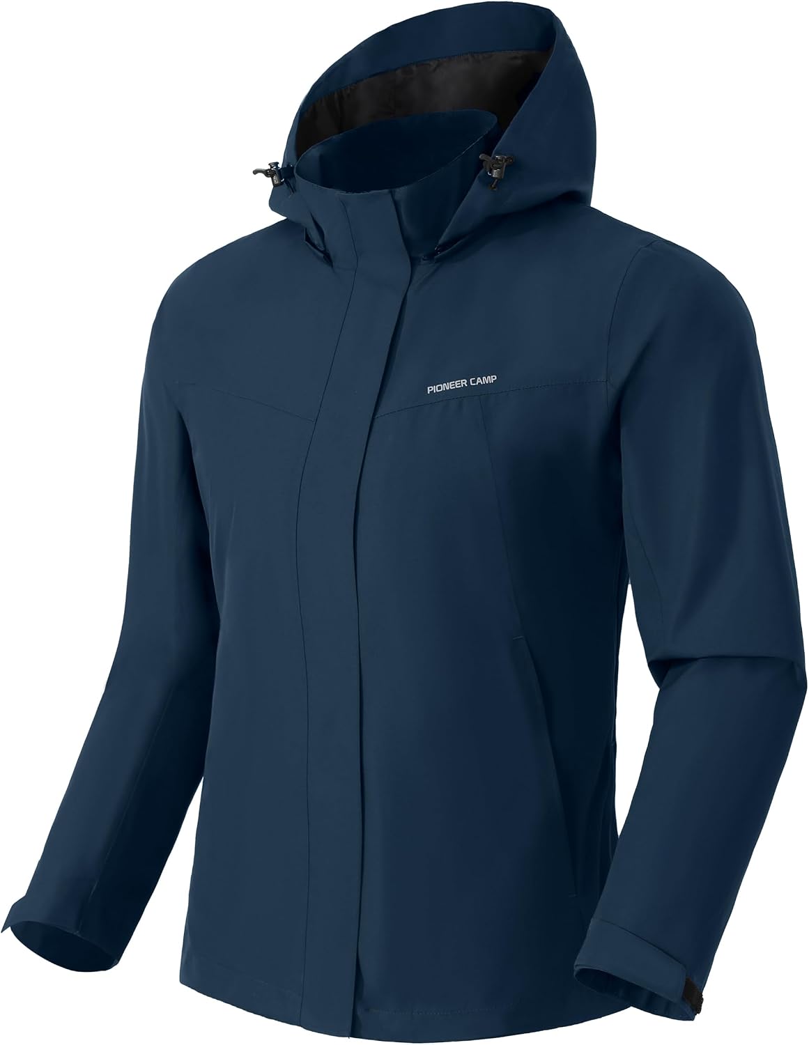 Pioneer Camp Women's Rain Jacket Waterproof Shell Jacket Hooded Windbreaker Lightweight Rain Coats for Outdoor Hiking Travel