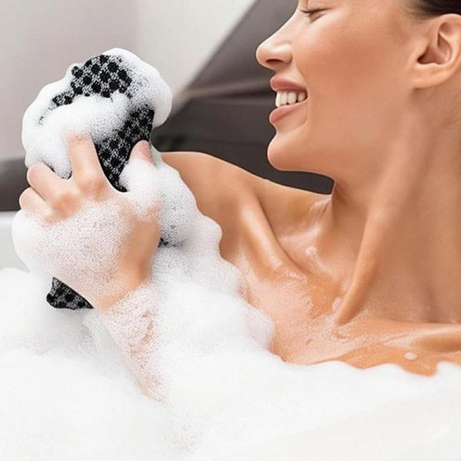Exfoliating Shower Towel, 4 unidades de toallas exfoliantes japonesas, toallas de ducha exfoliantes extralargas, toalla exfoliante de dos caras para limpieza, spa, baño y ducha, hombres y mujeres