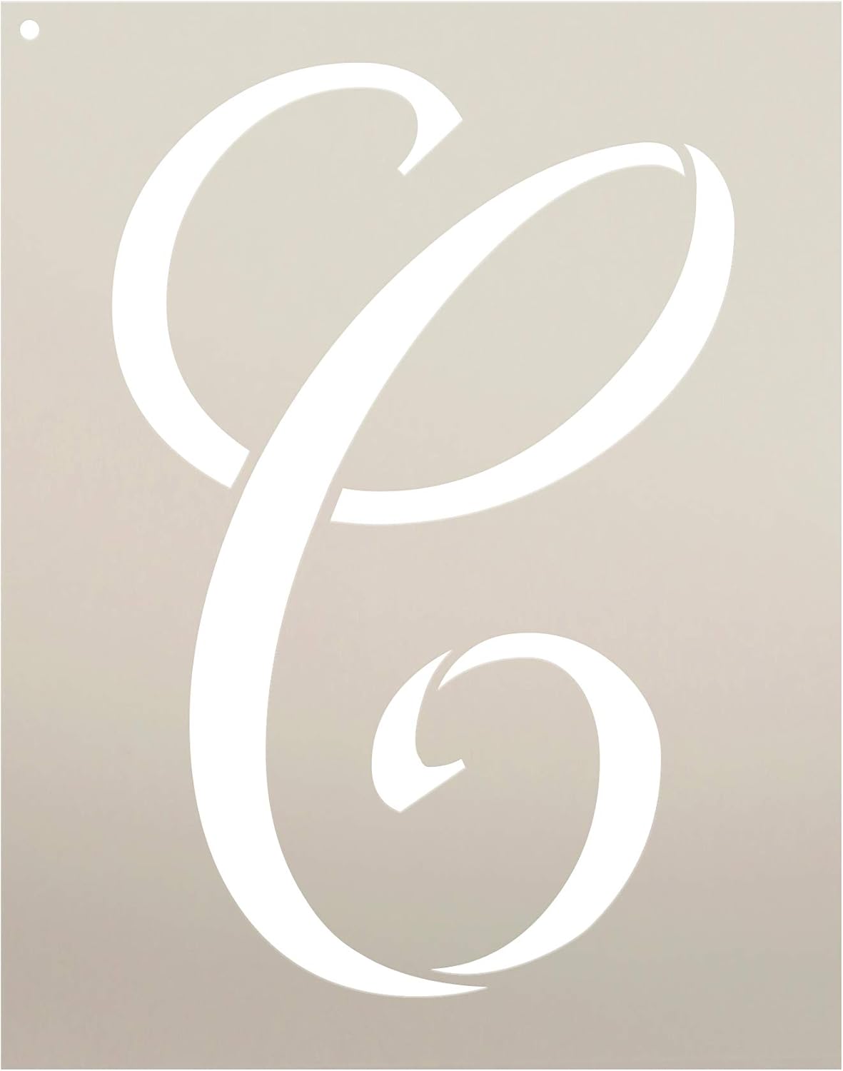 Graceful Monogram Stencil - C - STCL1903 - by StudioR12 (8)