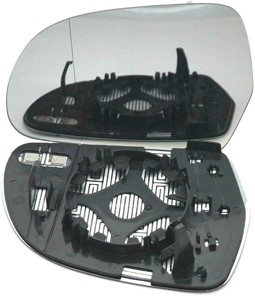 FITS AUDI A4 2010-2015 WING MIRROR GLASS ASPHERIC HEATED LEFT BY WCM