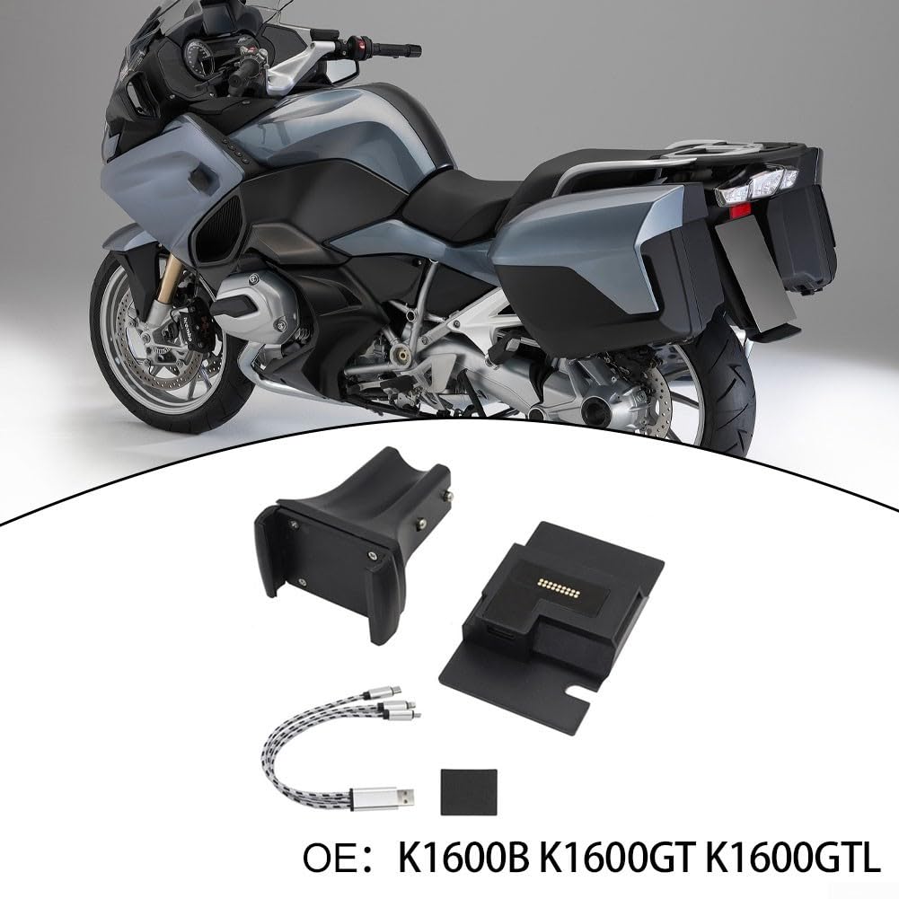 Soporte de navegación GPS para motocicleta con cargador USB para BMW K1600B/K1600GT/K1600GTL 2011 2020