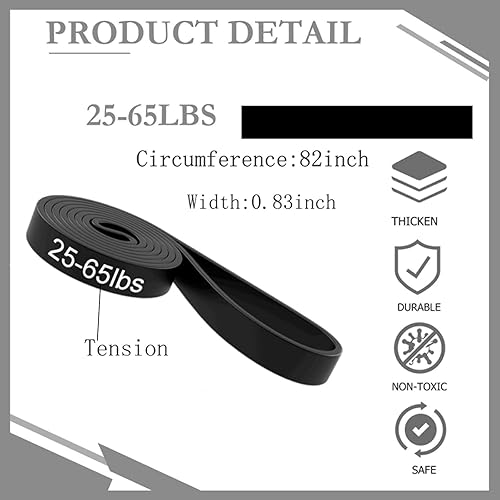 Miniatura 2 de Juego de 16 bandas de resistencia, bandas elásticas de entrenamiento prémium para gimnasio en casa, entrenamiento de fuerza, yoga y terapia física