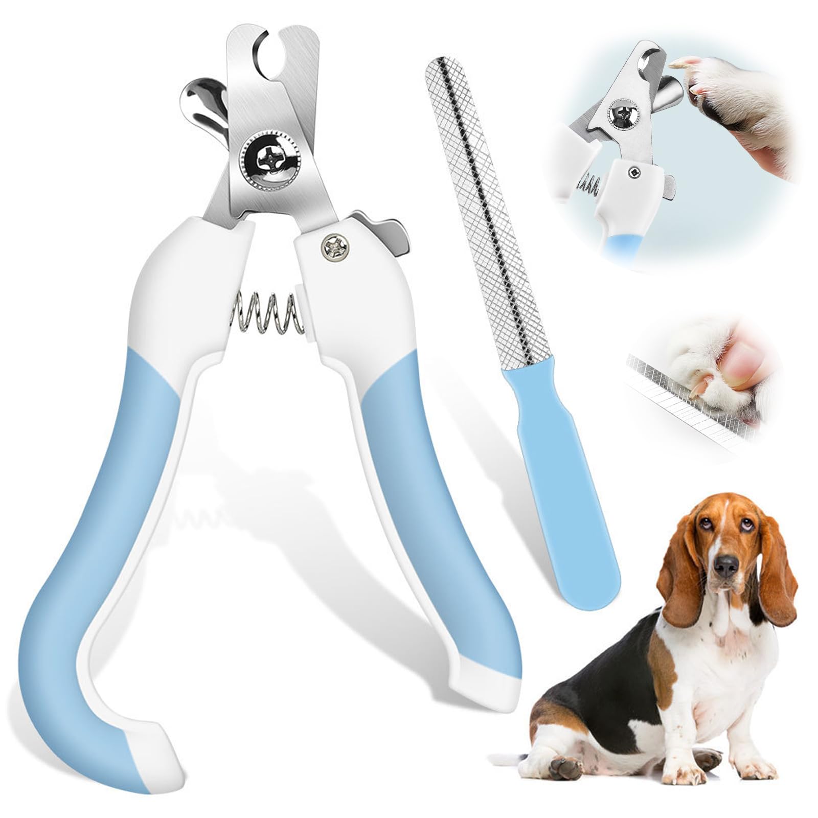 KASESS Cat Nail Clippers with Safety Guard, Cat Claw Clipper Stainless Steel, Professional Kitten Nail Clipper