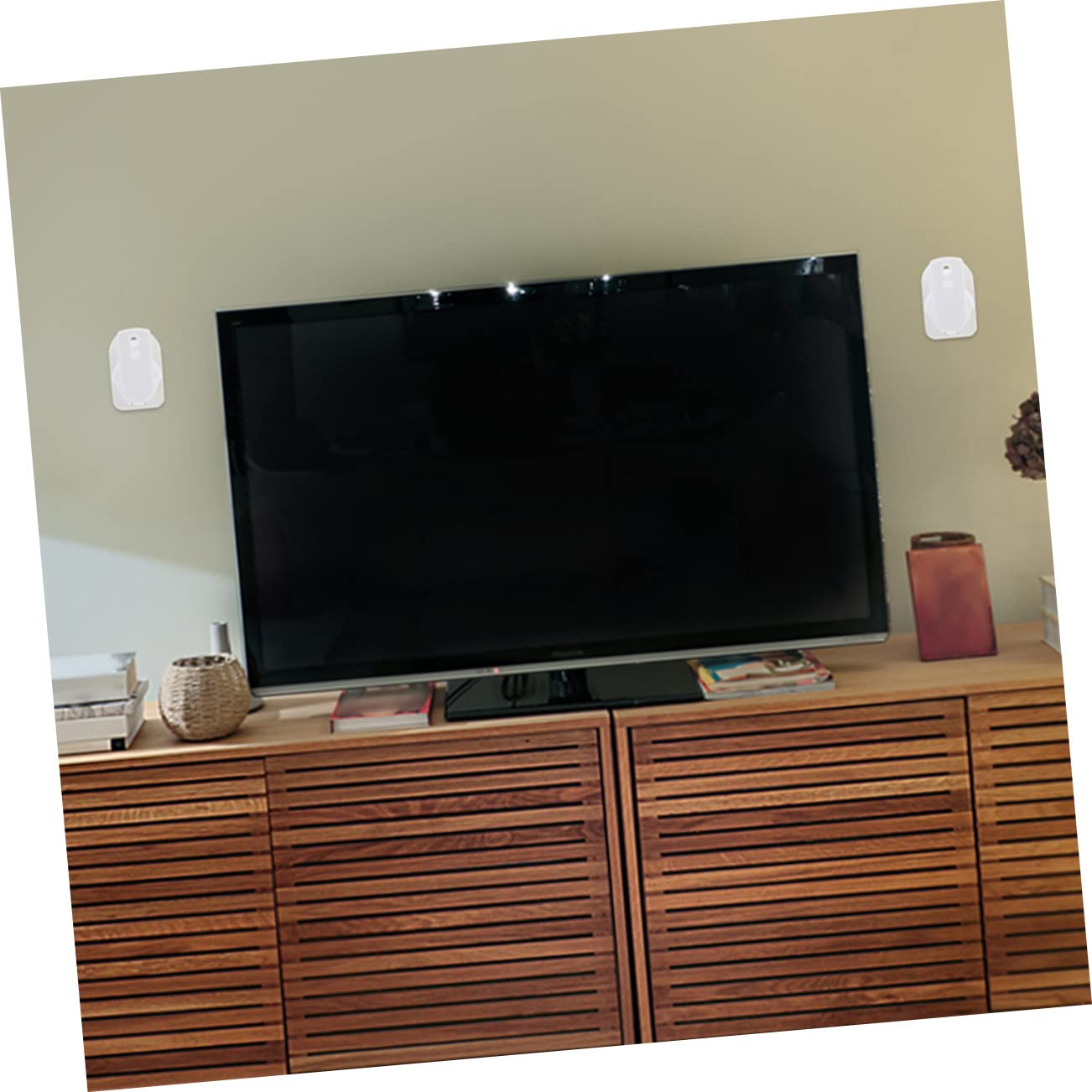 Operitacx 4 pièces Supports Muraux pour Enceintes Lot de Supports Rotatifs Muraux Design Compact et Durable Facile à Installer pour Environnement Cinéma