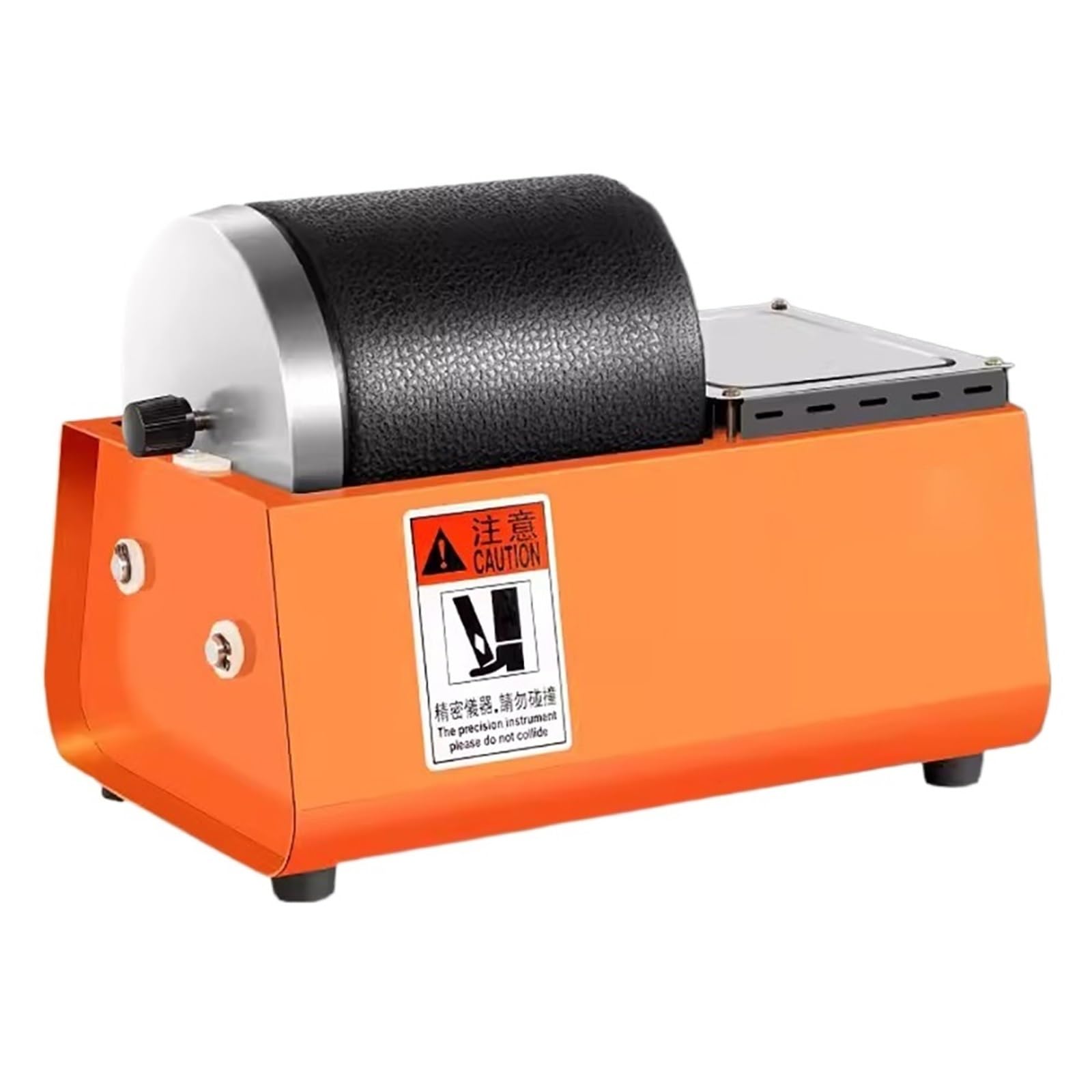 JVDDI Electric Rock Rotary Tumbler Single Drum Beads Rock Stones Gold Silver Jewelry Jade Metal Small Polishing Machine