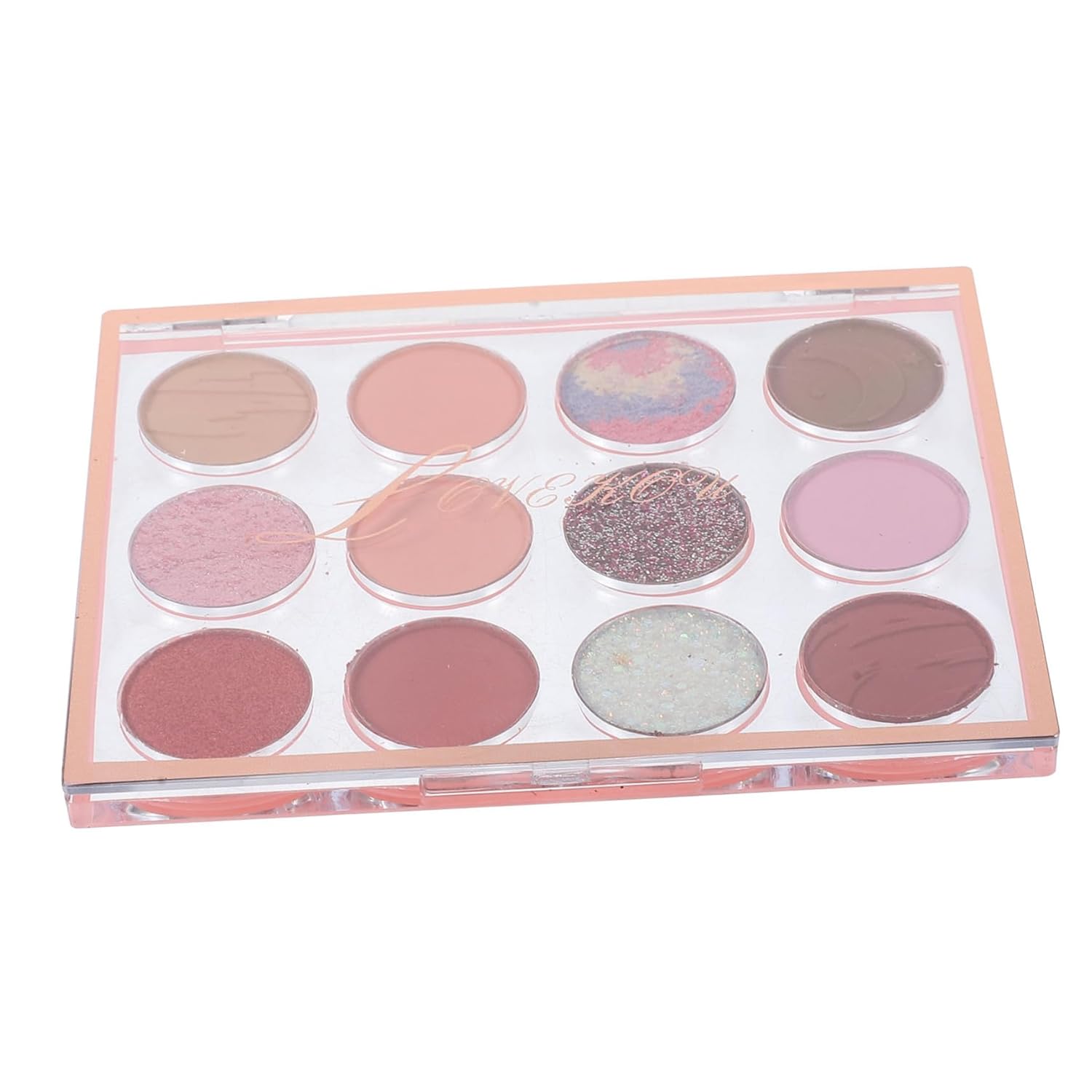 Elegant Eye Shadow Plate 12 Eyeshadow Ttes Sturdy and Lightweight Makeup Palette for Women